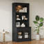 83.4"Tall Bookshelf with LED Lighting-1152447320