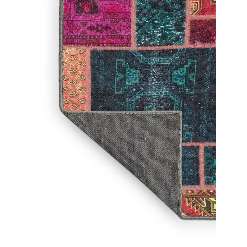 Abstract Indoor Rug, Rectangle 7' x 9'