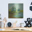 Art mural luxueux «Windsor Blue Field 1» par Silvia Vassileva, 12 po x 12 po-1713408303