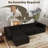 108" Modern Corduroy Combination Compression Couch No Assembly Required With Ottoman-1663595967