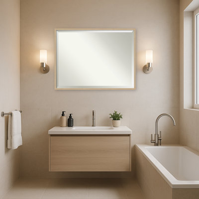 Miroir mural de salle de bain Alberto
