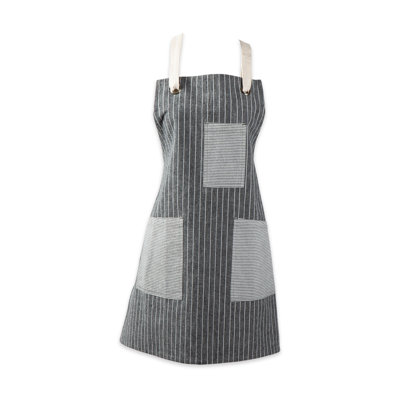 Striped Cotton Bib Apron
