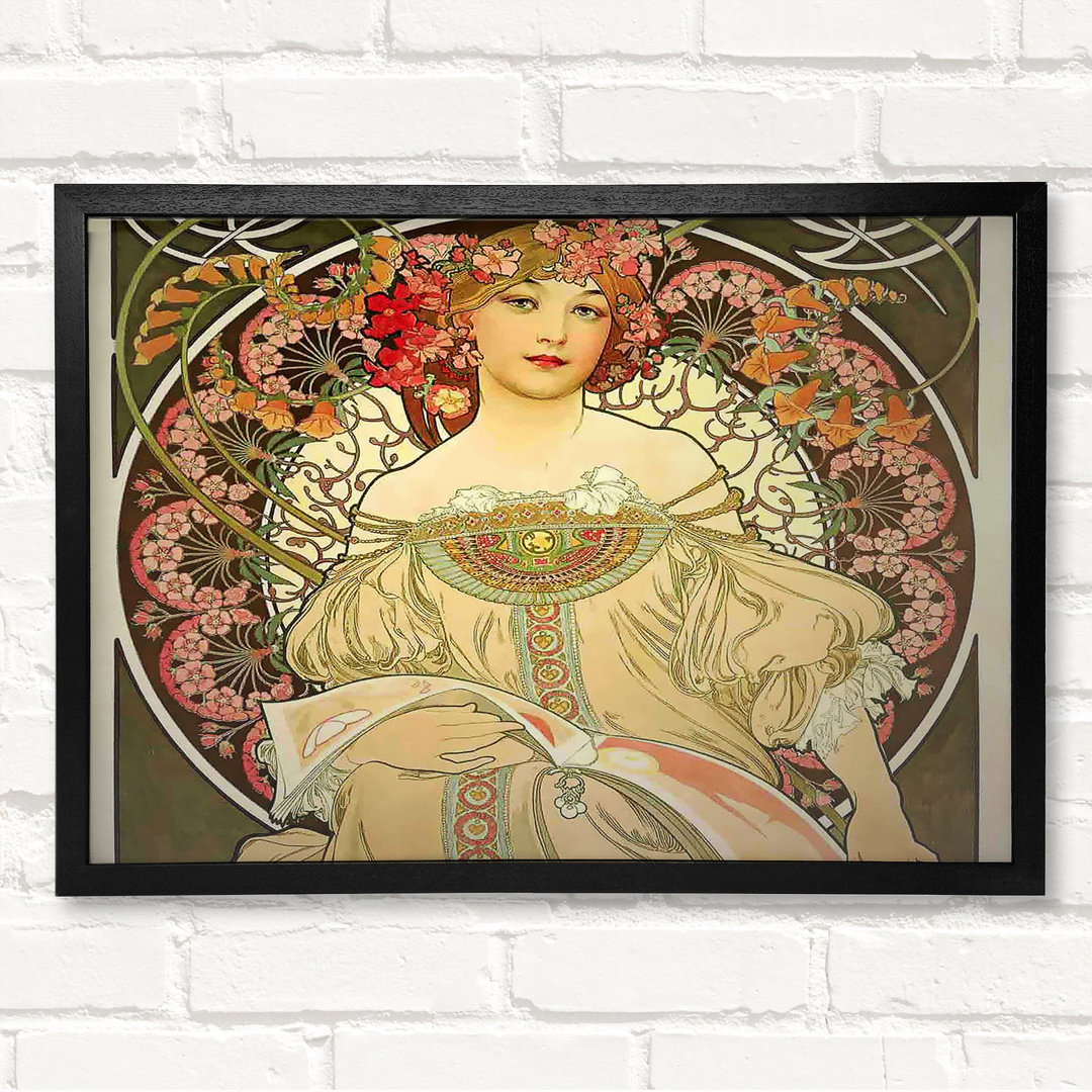 Alphonse Mucha Obraz Gerahmter Druck