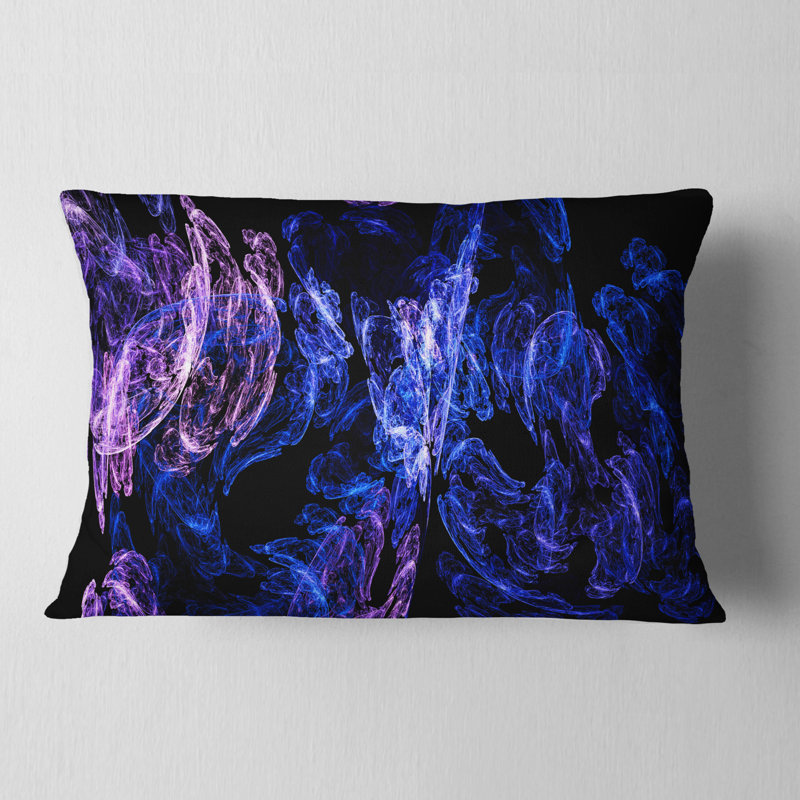  Coussin de bureau abstrait fractal, Rectangulaire, 12 po x 20 po