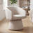 Akeylah 25" Wide Contemporary Chenille	Swivel Barrel Chair