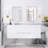 Cafar 58.5'' Double Bathroom Vanity with Resin Top-1169001821