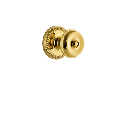 Bouton d'intimité avec rosette Grandeur Newport