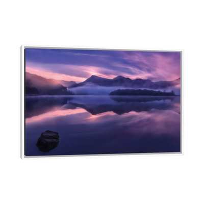 Dawn in Urkulu 1 Piece Floater Frame Wall Art on Canvas