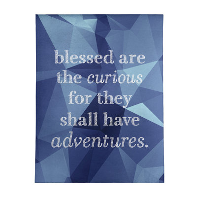 Tapis en polyester à citation inspirante en faux gemme