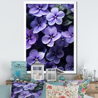 " Violets Whispering Photo II "