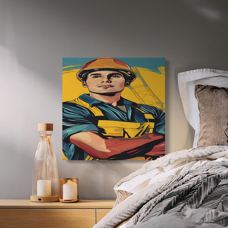 1 Piece Wrapped Canvas Wall Art Set, 50.8 cm H x 50.8 cm W