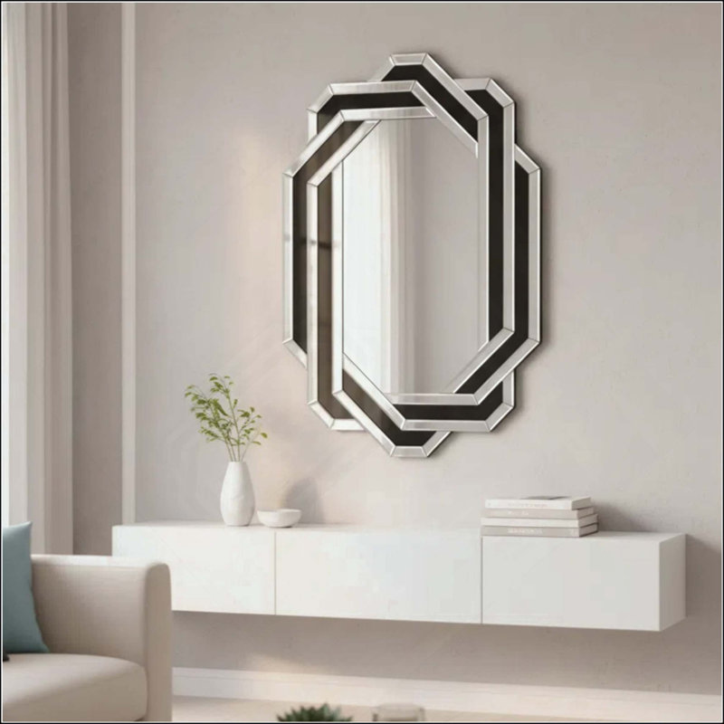 Miroir décoratif pour mur de salle de bain
