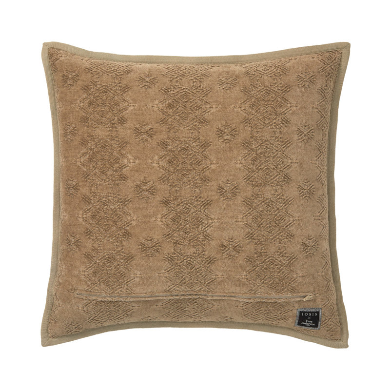 SYRACUSE Pillow Cover & Insert, Gold, Square 18"