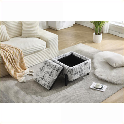 Table basse moderne minimaliste en polyester pour salon/chambre - Installation facile de 10 à 20 minutes, dimensions compactes : 55,5 x 60 cm