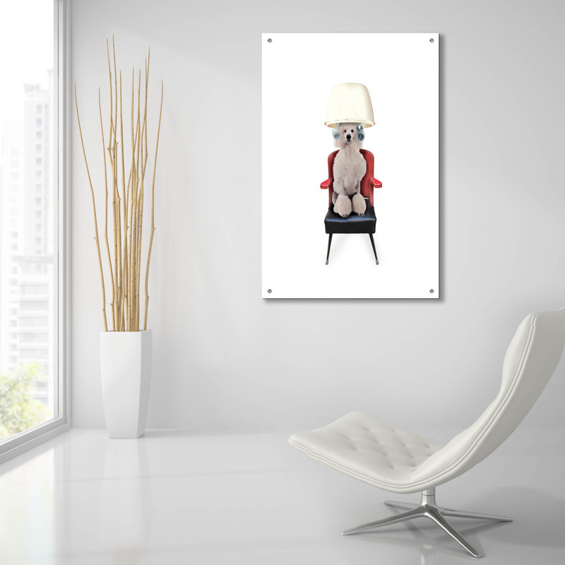  «Pamper Yourself» par John Hovenstine, art mural en verre acrylique, 24 po x 36 po, H 36 po x l 24 po