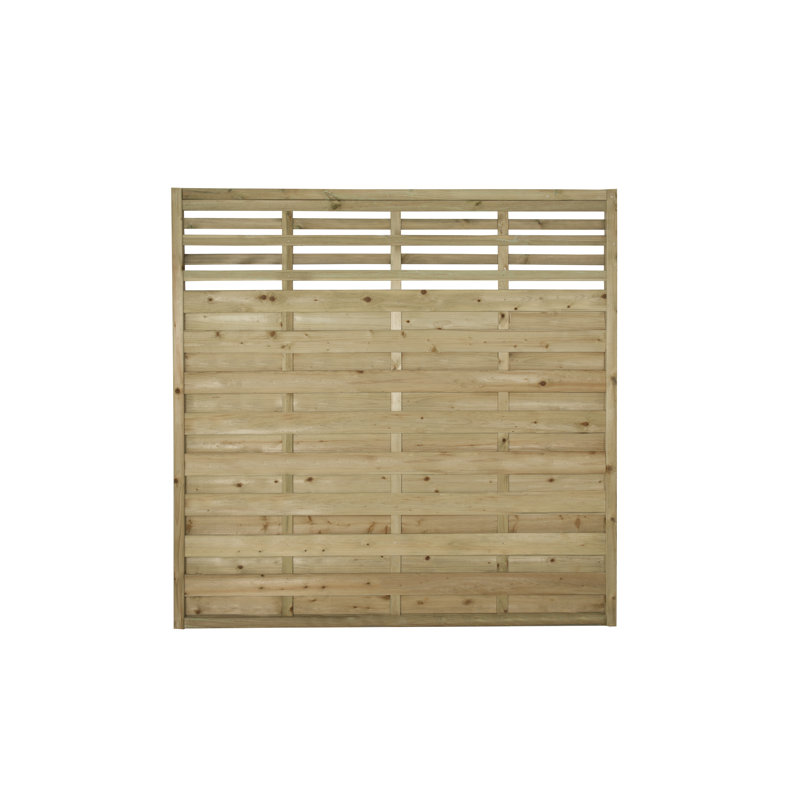 70.87cm H x 70.87cm W Natural Timber Wood Fence Panels