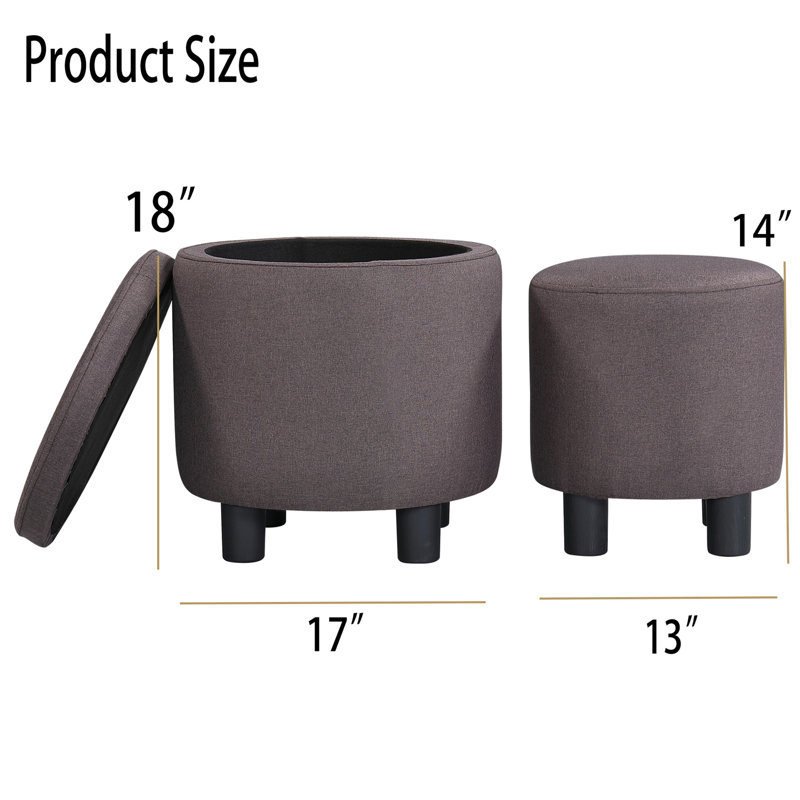Repose-pieds Hinote, Fibre de carbone gris foncé