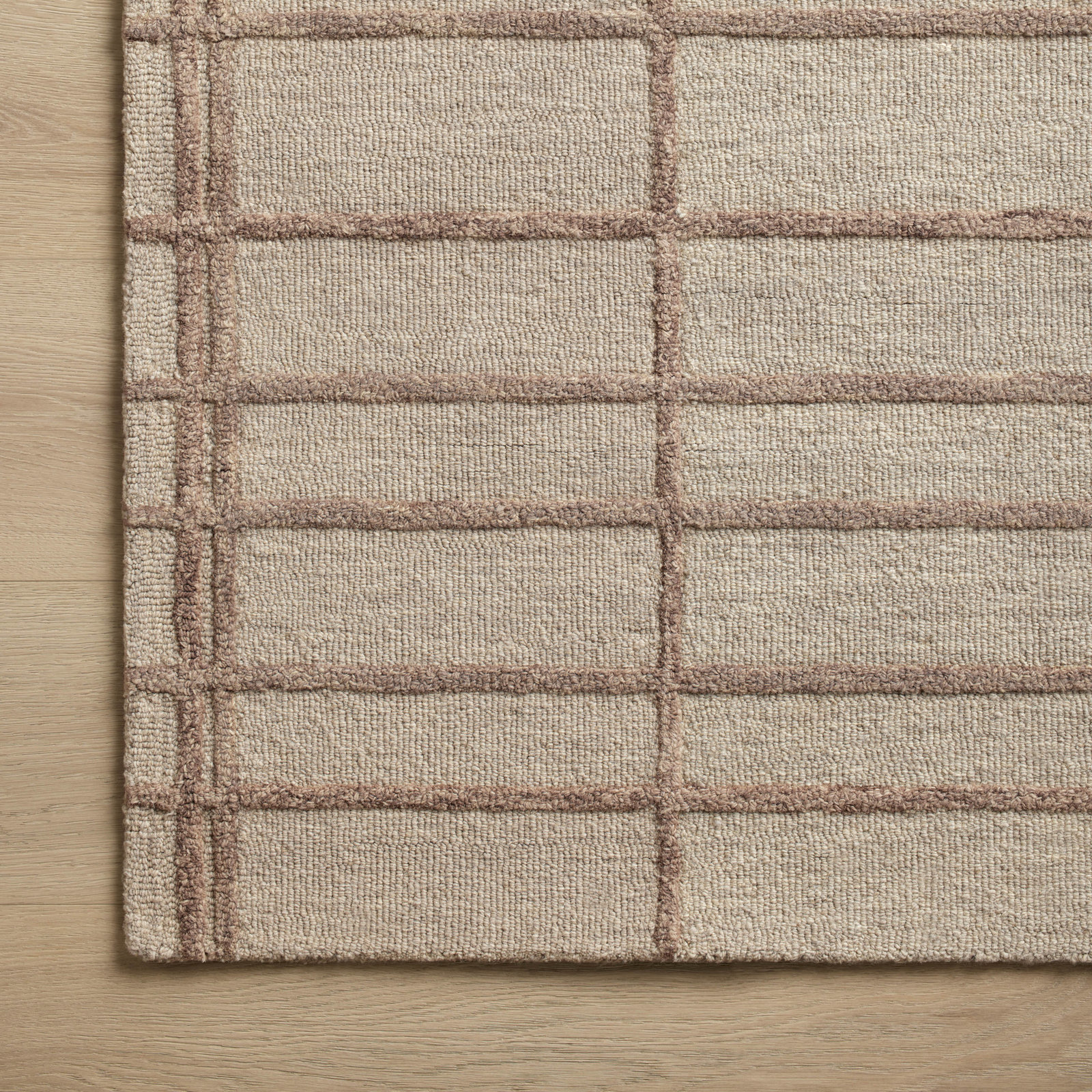 Chris Loves Julia x Loloi Bradley Rose / Blush Area Rug, Runner 3' x 7'
