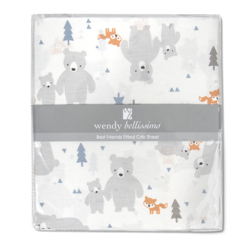 Drap-housse pour lit de bébé assorti