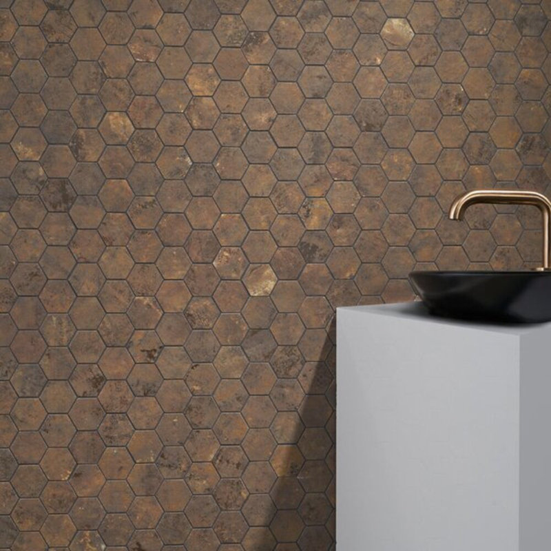 Portrait 2" Hexagon Matte Porcelain Mosaic Tile
