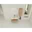 Meuble-lavabo mural 30 po avec lavabo en résine et armoire d'appoint