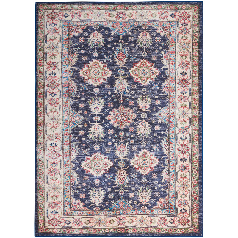 Oriental Indoor Rug, Rectangle 7'10" x 9'10"