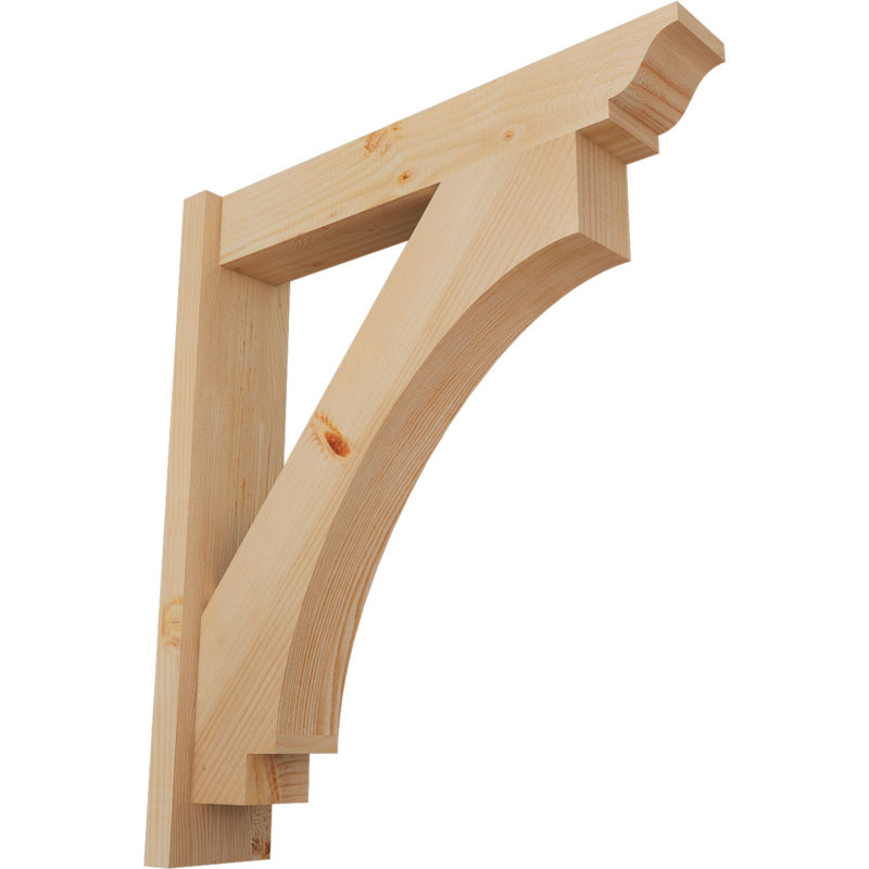 Persienne impériale traditionnelle, Sapin Douglas de 5 1/2 po (lisse), P 26 po x H 30 po