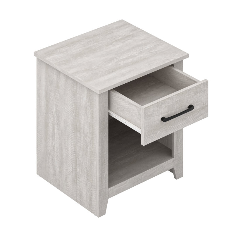 Walter 1 Drawer Nightstand, Dusty Gray Oak