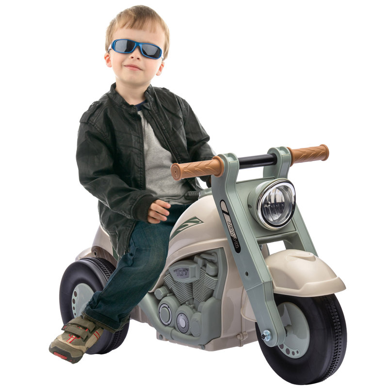 Zoomie Kids Push/Pull Ride On, Cream