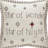 100% Felt Shell, Polyester Lining, Polyester Pillow Fill Reversible Throw Pillow