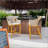 Outdoor Counter Height Bar Chairs With Arm And Backrest