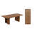 2 Computer Desk Office Set, 63'' W Executive Desk And 4-drawer File Cabinet Set