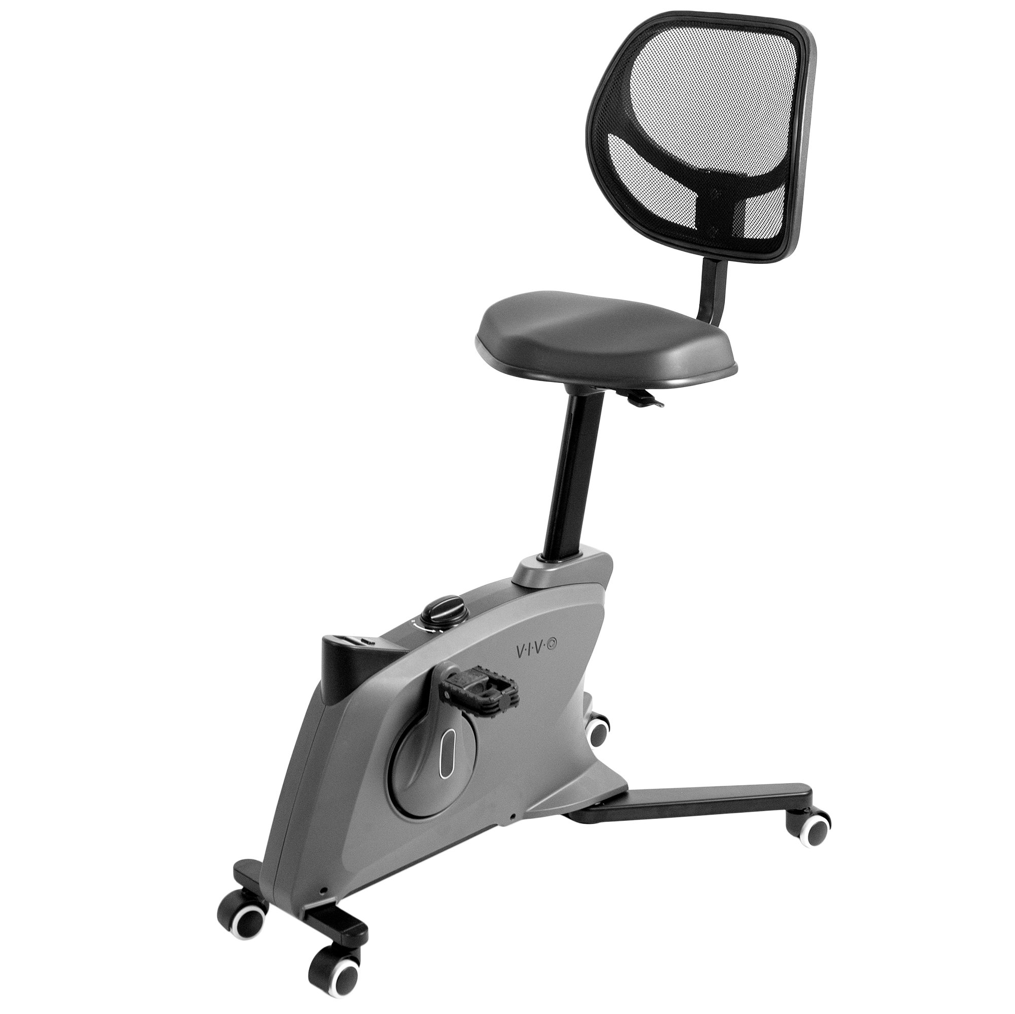 Black Height Adjustable Deskside Bike