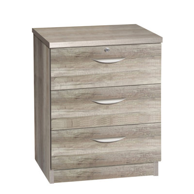 Brendella 3 -Drawer Storage Cabinet