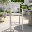Tabourets d'extérieur avec structure en aluminium antirouille