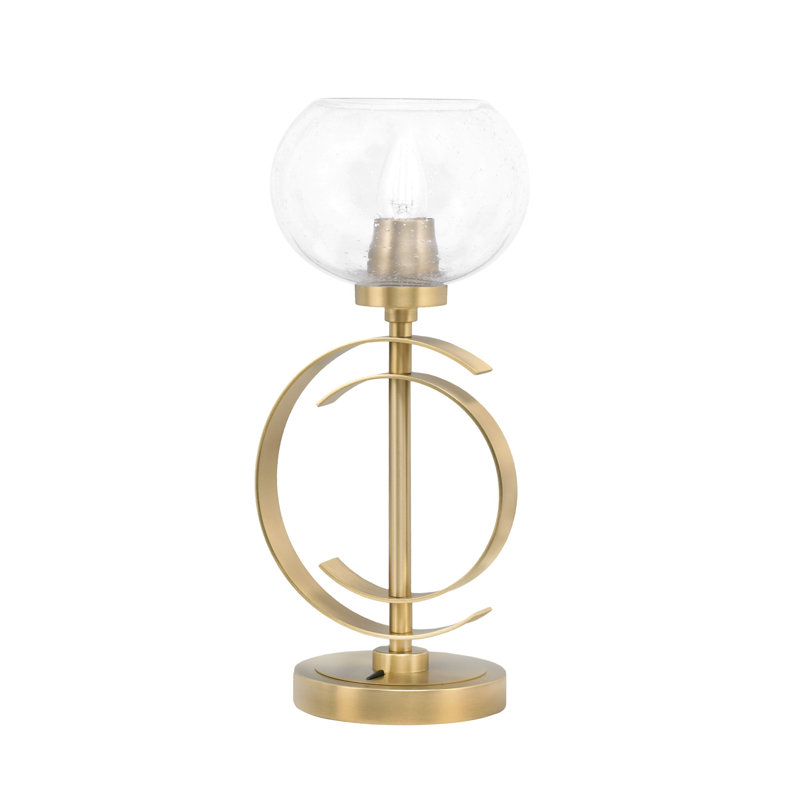 Lampe d'appoint Askersund avec verre de 7 po, Laiton, Clair