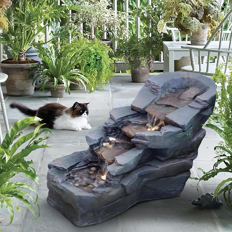 Handcrafted Outdoor Floor Fountain