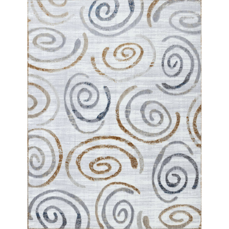 2 pi 7 po X Gcsoh9006 - Décoration de sol contemporaine, teint, 100% avec envers en coton, blanc, fabriqué en Turquie et à la mode, pi.