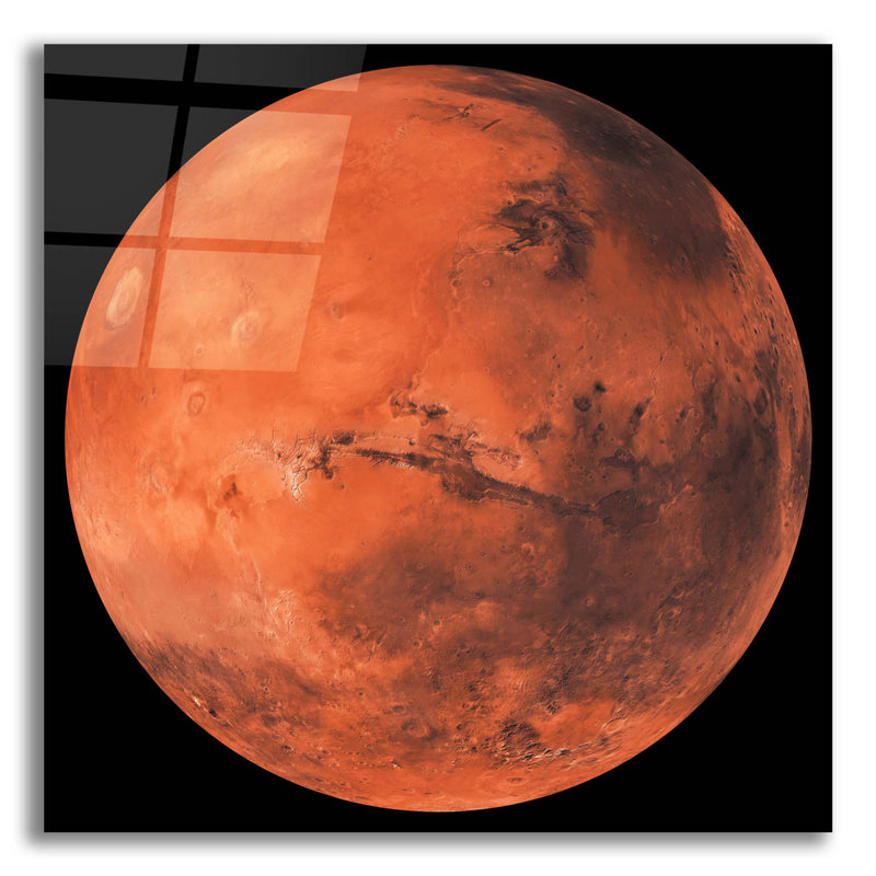 Planète Mars par Epic Portfolio, H 12 po x l 12 po x P 0,13 po
