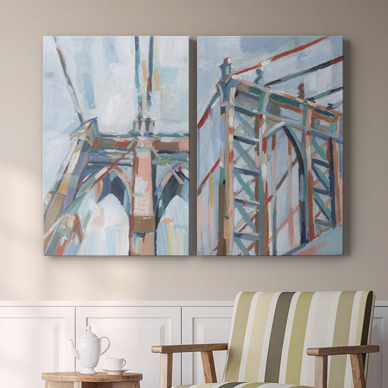 Toile tendue Big City Colors I-Premium Gallery - prête à être accrochée, H 27 po x l 36 po