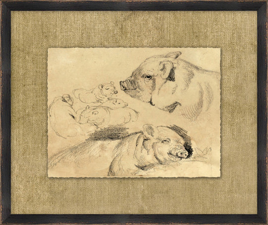 Charcoal Animal Collection 12 Print