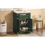 Meuble-lavabo avec lavabo en céramique intégré, armoire de salle de bain avec portes, 1 tiroir basculant, meuble-lavabo simple pour salle de bain petite et moyenne