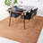 Faux Rabbit Fur Performance Machine Washable Solid Color Rug-373294846