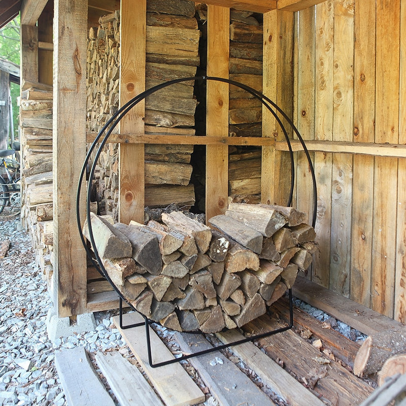 Deatsville Metal Log Rack, 51" H x 47" W