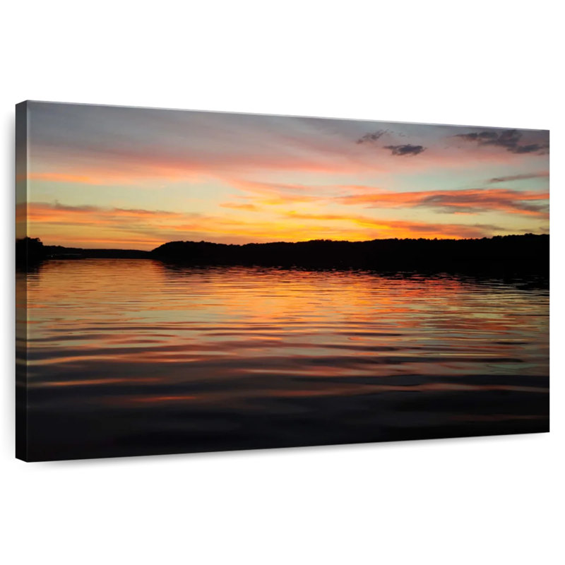 Alvord Ozarks Lake Twilight, 26" H x 39" W