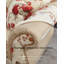 Chaise longue de style champêtre en bois massif et tissu jacquard pour chambre et salon-1308935629