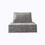 Canapé modulaire moderne modulaire simple avec coussin de dossier amovible, idéal pour les petits espaces et polyvalent dans les salons et les appartements
