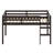 Wooden Loft Bed With Ladder-1384386296