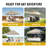 8 Ft. W x 8 Ft. D Instant  Pop Up Canopy Tent with One Push Setup-100260429