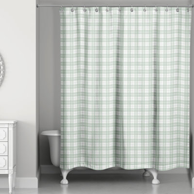 Mcculley Plaid Shower Curtain
